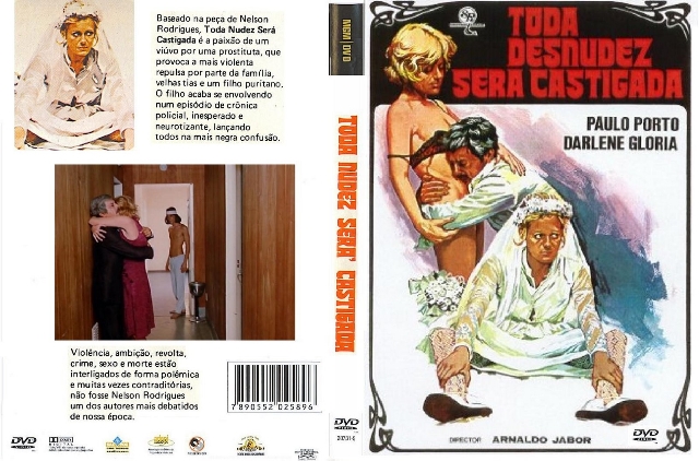 Toda Nudez Sera Castigada DVD Arnaldo Jabor Region 1 NTSC English  Subtitles.