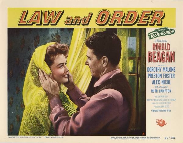 A152 Lei E Ordem Law And Order 1953 Ronald Reagan Dorothy Malone Preston Foster Por R700