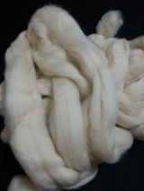 Lã de carneiro natural  cor natural crú, corriedale grossa - 100g