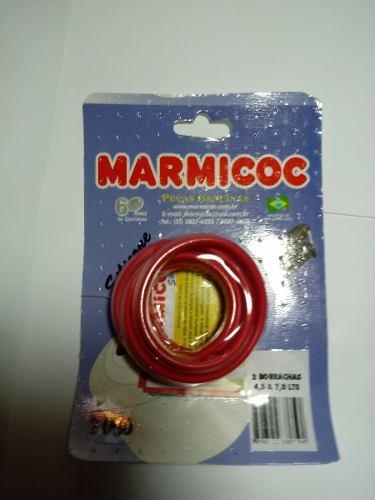 2 Borrachas De Silicone Marmicoc Cor 2,5- 4,5 Ou 7,0 Litros