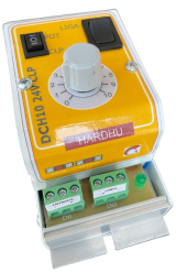 DCH10 24V CLP - Controle de Velocidade para Motor 24Vcc at 120W - Com entrada comando extra 0 a 10V  - Alimentao 24Vcc.