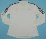 CAMISA RETR REAL MADRID (ESPANHA) 2001 / 2002 - UNIFORME 1 MANGAS LONGAS