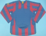 CAMISA RETR BARCELONA (ESPANHA) 2006 - FINAL CHAMPIONS LEAGUE - UNIFORME 1 MANGAS LONGAS