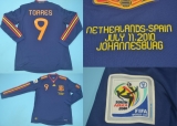 CAMISA RETR ESPANHA 2010 - UNIFORME 2 MANGAS LONGAS