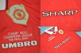 CAMISA RETR MANCHESTER UNITED (INGLATERRA) 1999 - FINAL CHAMPIONS LEAGUE - UNIFORME 1