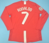 CAMISA RETR MANCHESTER UNITED (INGLATERRA) 2008 - FINAL CHAMPIONS LEAGUE - UNIFORME 1 MANGAS LONGAS