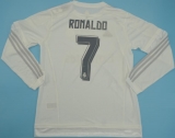 CAMISA RETR REAL MADRID (ESPANHA) 2015 / 2016 - UNIFORME 1 MANGAS LONGAS