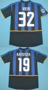 CAMISA RETR INTER DE MILO (ITLIA) 2002 / 2003 - UNIFORME 1