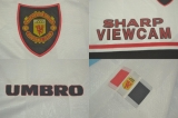 CAMISA RETR MANCHESTER UNITED (INGLATERRA) 1998 / 1999 - UNIFORME 2 MANGAS LONGAS