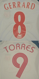CAMISA RETR LIVERPOOL (INGLATERRA) 2006 / 2007 - UNIFORME 3 MANGAS LONGAS