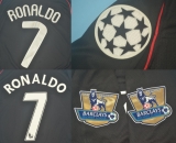 CAMISA RETR MANCHESTER UNITED (INGLATERRA) 2007 / 2008 - UNIFORME 2 MANGAS LONGAS