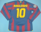 CAMISA RETR BARCELONA (ESPANHA) 2006 - FINAL CHAMPIONS LEAGUE - UNIFORME 1 MANGAS LONGAS