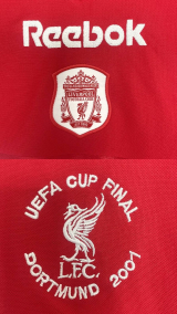 CAMISA RETR LIVERPOOL (INGLATERRA) 2001 - FINAL COPA DA UEFA - UNIFORME 1
