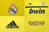 CAMISA RETR REAL MADRID (ESPANHA) 2011 / 2012 - GOLEIRO AMARELA
