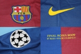 CAMISA RETR BARCELONA (ESPANHA) 2009 - FINAL CHAMPIONS LEAGUE - UNIFORME 1 MANGAS LONGAS