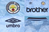 CAMISA RETR MANCHESTER CITY (INGLATERRA) 1989 / 1991 - UNIFORME 1