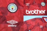 CAMISA RETR MANCHESTER CITY (INGLATERRA) 1990 / 1992 - UNIFORME 2