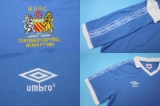 CAMISA RETR MANCHESTER CITY (INGLATERRA) 1981 - FINAL FA CUP 100 ANOS - UNIFORME 1