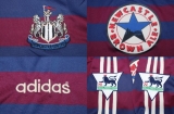 CAMISA RETR NEWCASTLE (INGLATERRA) 1995 / 1996 - UNIFORME 2 MANGAS LONGAS