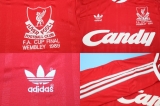 CAMISA RETR LIVERPOOL (INGLATERRA) 1989 - FINAL FA CUP - UNIFORME 1