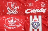 CAMISA RETR LIVERPOOL (INGLATERRA) 1990 - DESPEDIDA DALGLISH - UNIFORME 1