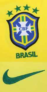 CAMISA RETR BRASIL 1998 / 1999 - UNIFORME 1 MANGAS LONGAS