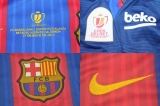 CAMISA RETR BARCELONA (ESPANHA) 2017 - FINAL COPA DO REI - UNIFORME 1