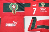 CAMISA RETR MARROCOS 1998 - UNIFORME 3 MANGAS LONGAS