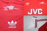 CAMISA RETR ARSENAL (INGLATERRA) 1988 / 1990 - UNIFORME 1 MANGAS LONGAS
