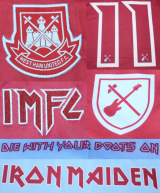 CAMISA RETR IRON MAIDEN X WEST HAM - I