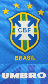 CAMISA RETR BRASIL 1995 / 1996 - UNIFORME 2