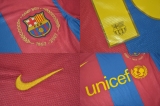 CAMISA RETR BARCELONA (ESPANHA) 2007 / 2008 - UNIFORME 1 MANGAS LONGAS