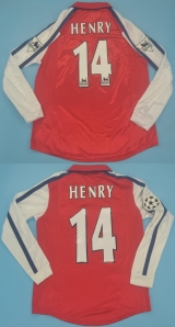 CAMISA RETR ARSENAL (INGLATERRA) 2000 / 2002 - UNIFORME 1 MANGAS LONGAS