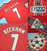 CAMISA RETR MANCHESTER UNITED (INGLATERRA) 1998 / 1999 - UNIFORME 1