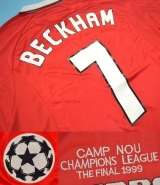 CAMISA RETR MANCHESTER UNITED (INGLATERRA) 1999 - FINAL CHAMPIONS LEAGUE - UNIFORME 1