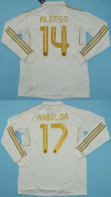 CAMISA RETR REAL MADRID (ESPANHA) 2011 / 2012 - UNIFORME 1 MANGAS LONGAS