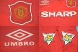CAMISA RETR MANCHESTER UNITED (INGLATERRA) 1994 / 1996 - UNIFORME 1