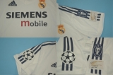 CAMISA RETR REAL MADRID (ESPANHA) 2002 / 2003 - UNIFORME 1 COPAS EUROPEIAS