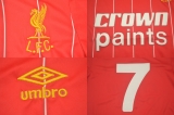 CAMISA RETR LIVERPOOL (INGLATERRA) 1981 / 1984 - UNIFORME 1