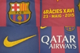 CAMISA RETR BARCELONA (ESPANHA) 2014 / 2015 - DESPEDIDA XAVI - UNIFORME 1