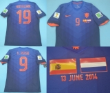 CAMISA RETR HOLANDA 2014 - UNIFORME 2