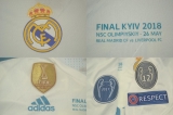 CAMISA RETR REAL MADRID (ESPANHA) 2018 - FINAL CHAMPIONS LEAGUE - UNIFORME 1 MANGAS LONGAS
