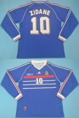 CAMISA RETR FRANA 1998 - FINAL COPA DO MUNDO - UNIFORME 1 MANGAS LONGAS