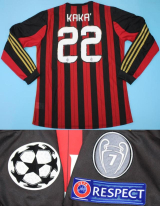 CAMISA RETR MILAN (ITLIA) 2013 / 2014 - UNIFORME 1 MANGAS LONGAS