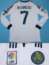 CAMISA RETR REAL MADRID (ESPANHA) 2012 / 2013 - UNIFORME 1 MANGAS LONGAS
