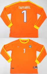 CAMISA RETR BRASIL 1998 - GOLEIRO MANGAS LONGAS