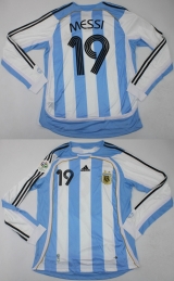 CAMISA RETR ARGENTINA 2006 / 2007 - UNIFORME 1 MANGAS LONGAS