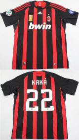 CAMISA RETR MILAN (ITLIA) 2008 / 2009 - UNIFORME 1