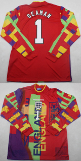 CAMISA RETR INGLATERRA 1996 - GOLEIRO MANGAS LONGAS