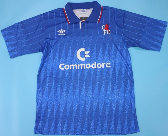 CAMISA RETRÔ CHELSEA (INGLATERRA) 1989 / 1991 - UNIFORME 1